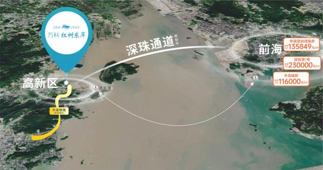 住进了海边小院-万科红树东岸售楼处麻将胡了放弃了深圳湾的大平层王总(图14)
