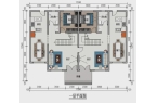 墅效果图30套农村双拼农村自建房别墅PG